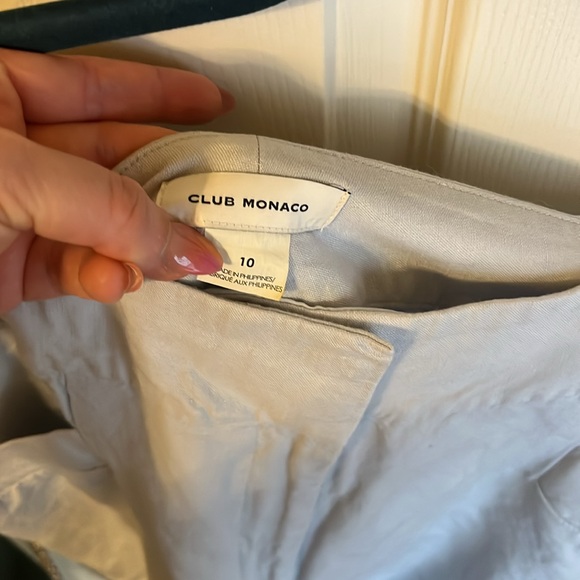 Light blue gray Club Monaco shorts - Picture 4 of 7